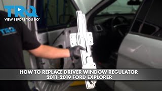 How to Replace Driver Window Regulator 2011-2019 Ford Explorer