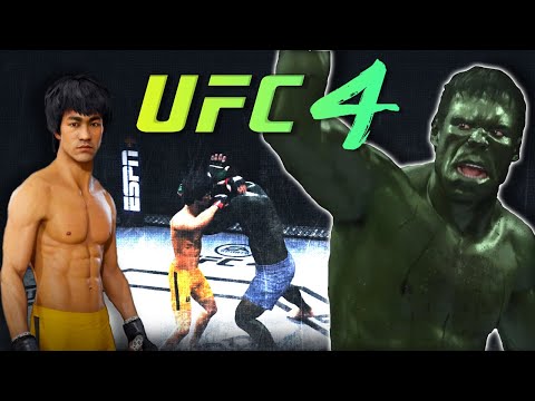 Bruce Lee vs. Mad Hulk (EA sports UFC 4) - rematch