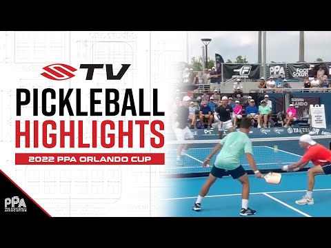 Matt Wright Backhand Pickleball Highlight - 2022 PPA Orlando Cup Men's Doubles