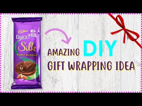 How to Gift Wrap Chocolate Bar | Gift Wrapping Ideas | DIY Gift Ideas