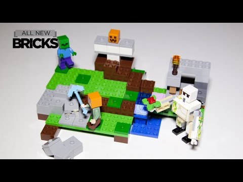 Vidéo LEGO Minecraft 21123 : Le Golem de fer