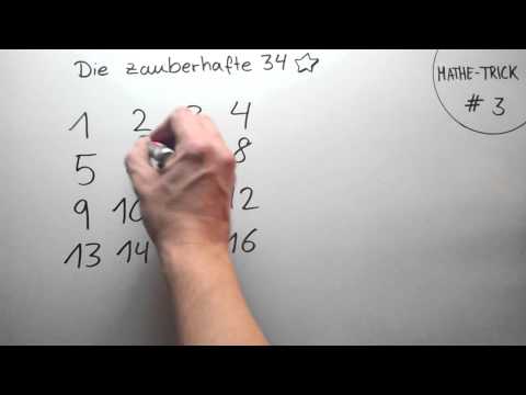 Mathe Trick #3 Die zauberhafte 34