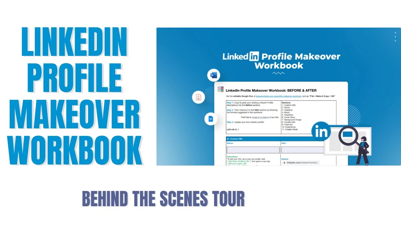 Linkedin Profile Makeover Workbook Lifetime Deal  