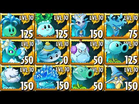 All ICE Plants Power-Up Battlez - Who Will Win? - Pvz 2 Plant vs Plant