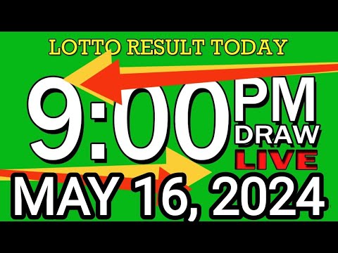 LIVE 9PM LOTTO RESULT TODAY MAY 16, 2024 #2D3DLotto #9pmlottoresultmay16,2024 #swer3result