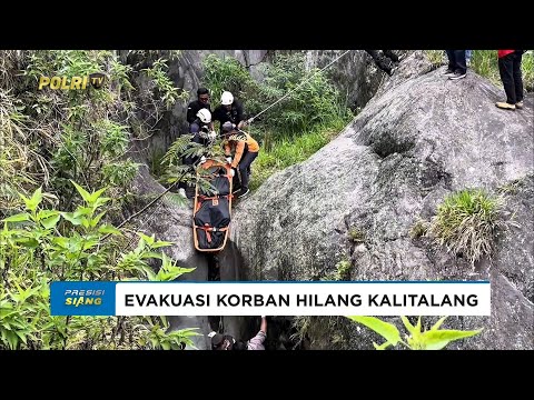 POLRES KLATEN DAN TIM GABUNGAN EVAKUASI KORBAN HILANG DI KALITALANG