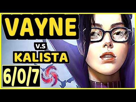 SEDRION (VAYNE) vs KALISTA - 6/0/7 KDA BOTTOM ADC CHALLENGER GAMEPLAY - EUW
