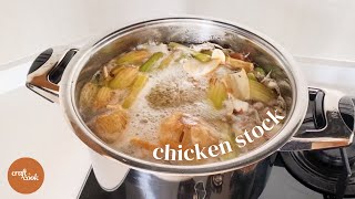 #28 - Making Homemade Chicken Stock - chicken bones & vegetable scraps