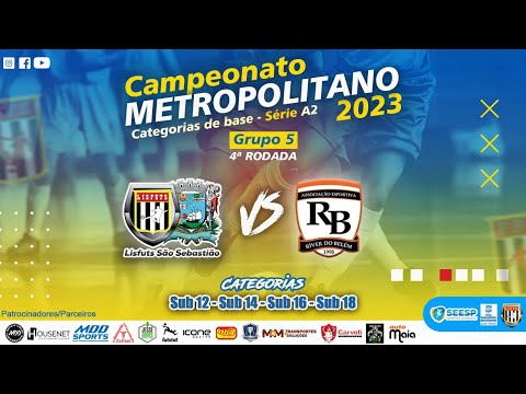 🏆 Campeonato Metropolitano categorias de base A2 - 4ª Rodada Sub 16