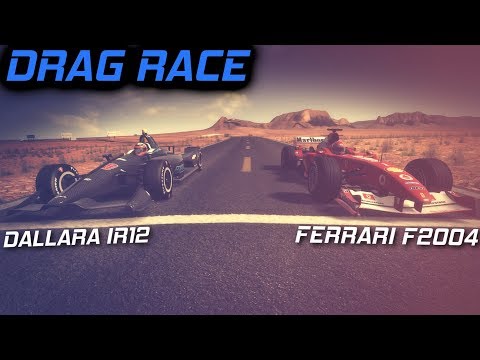 FERRARI F1 VS 2018 INDYCAR DRAG RACE | ASSETTO CORSA