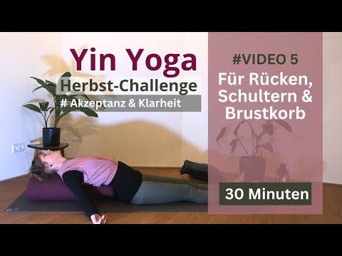Yin Yoga für Loslassen & Entschleunigung | Lungen- & Dickdarm-Meridian aktivieren | Herbst Challenge