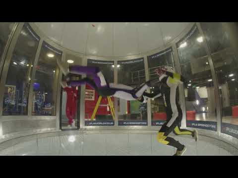 Indoor skydiving -  Session #12 with @Tunnel Ninja! Front/back layouts + Stag!