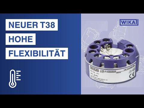 Entdecken Sie unseren neuen Temperaturtransmitter T38 | Hohe Flexibilität