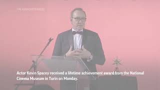 Kevin Spacey gets achievement award in Italy