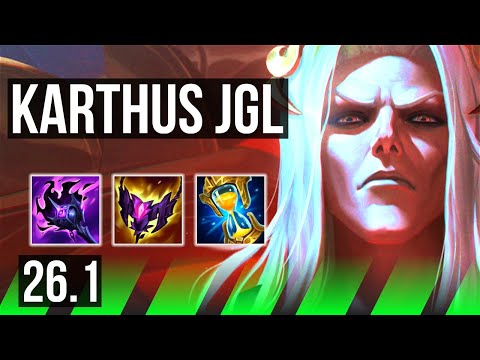 KARTHUS vs NOCTURNE (JGL) | Good KDA: 24/2/7 | KR Master | 26.1