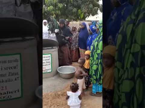 Bisera Suljic-Boskailo - Čin svečanog otvaranja spozorisanog bunara u Africi i dova.