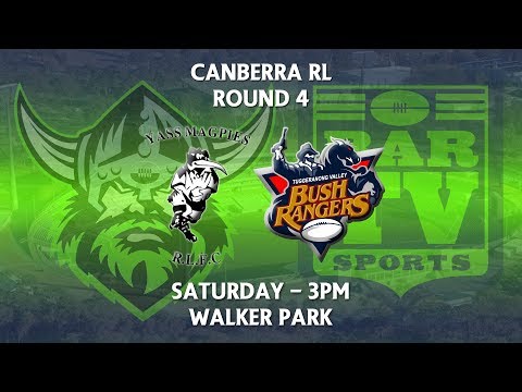 2018 Canberra RL 1st Grade Round 4 - Yass Magpies v Tuggeranong Bushrangers