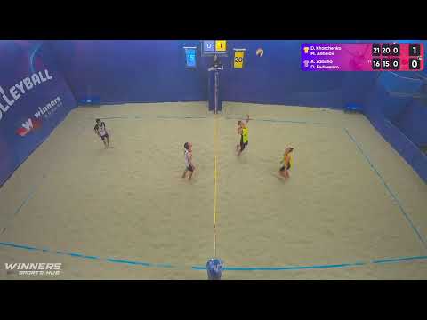 07:35 D. Kharchenko / M. Anhelov - A. Zabuha / O. Fedorenko 04.11.2022 | Winners Beach Volleyball