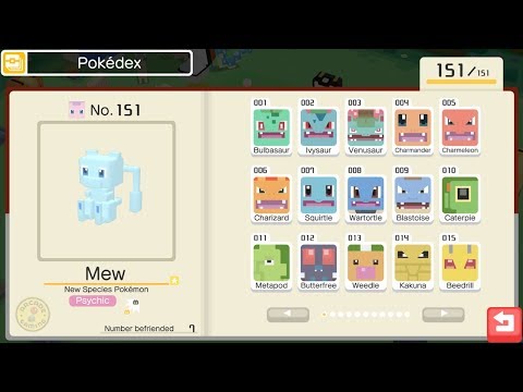 ALL 151 POKEMON IN POKEMON QUEST - 100% POKEDEX COMPLETE! ALL LEGENDARY POKEMON ALL SHINY POKEMON