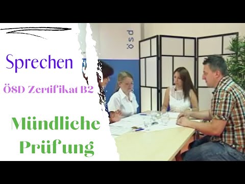 ÖSD Zertifikat B2: Mündliche Prüfung (Sprechen) Beispiel 2