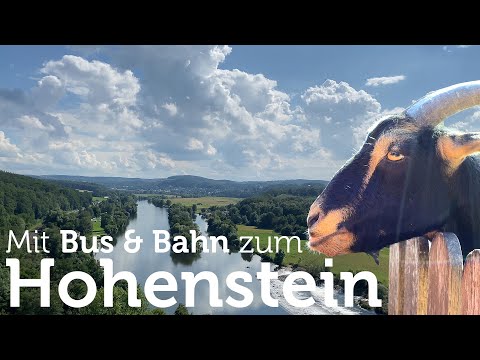 Mit Bus und Bahn zum Hohenstein in Witten
