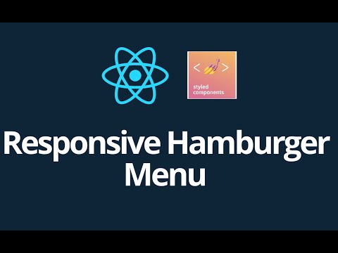 Responsive Hamburger menu React and styled-components