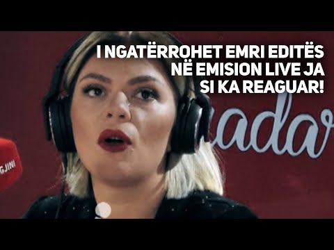 I ngatërrohet emri Editës në emision live, ja si ka reaguar!