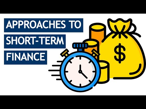 CIMA F1, F2, F3 & P2 Theory: Short-Term Finance