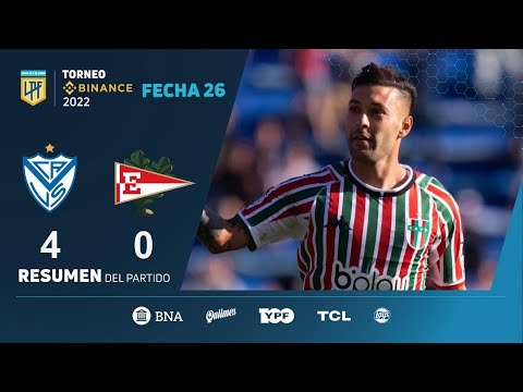 #TorneoBinance | Fecha 26 | resumen de Vélez - Estudiantes