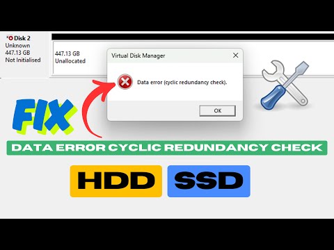How To Fix Cyclic Redundancy Check Error