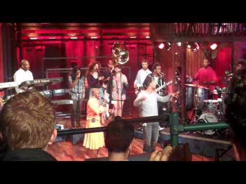 JL, Angelique Kidjo and The Roots Rehearsing for The Jimmy Fallon Show