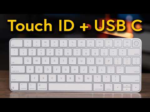 Apple Magic Keyboard with Touch ID for Mac Models with Apple Silicon (QWERTY English) Pink (Renewed) video review thumbnail