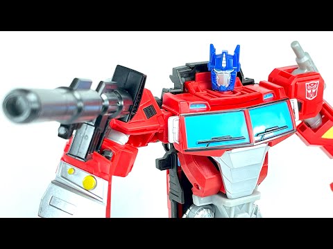 Transformers Cyberverse Ultra Class Bash Attack Optimus Prime Chefatron Review