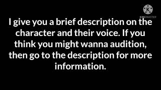 FNaF Blame Episode 3 VA Auditions #BlameEp3Auditions