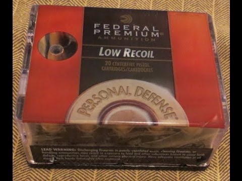 Federal Premium 9mm Luger- 135 Grain- Hydra Shok- JHP- Low Recoil- Personal Defense Ammo