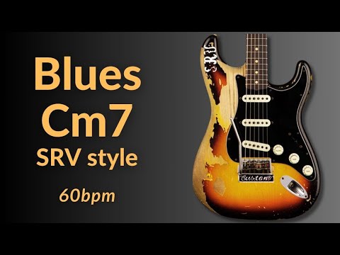 Epic Blues Jam in Cm7 | Stevie Ray Vaughan Style Guitar Backing Track