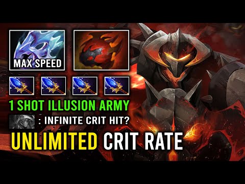 Unlimited Crit Rate 1 Shot Moon Shard Max Speed Illusion Chaos Knight Dota 2