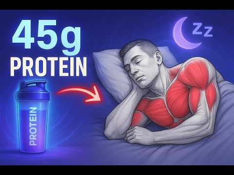 Protein Before Bed - It DOES Build Muscle Faster? (New Study!)