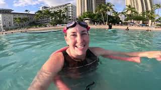 Learn to Swim at Waikiki Beach 🌊 | Ocean Swimming for Beginners | Water Safety, Confidence & Tips