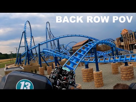Abyssus Back Row POV Energylandia Vekoma Multi Launch Coaster