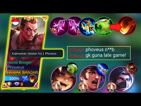 RINGER PHOVEUS | BEST BUILD PHOVEUS 2022 | PHOVEUS TOP GLOBAL | PHOVEUS MOBILE LEGENDS