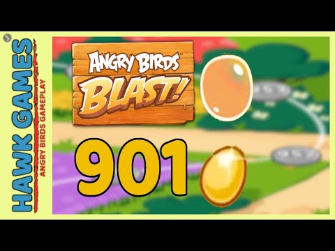 Angry Birds Blast Level 901 - 3 Stars Walkthrough, No Boosters