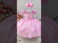 Vestido Infantil Rosa Claro Jardim Encantado Festas Luxo
