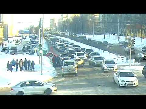 Авария с пешеходом в Ярославле на проспекте Машиностроителей