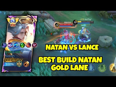 BEST BUILD NATAN TOP GLOBAL - BEST BUILD NATAN 2025 - NATAN VS LANCELOT WHO WIN? - NATAN BEST BUILD