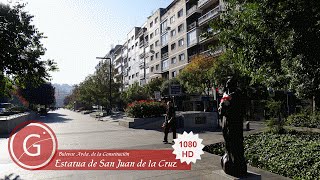 GRANADA | BEIRO | Bulevar de la Avenida de la Constitución. Estatua de San Juan de la Cruz. 4/6