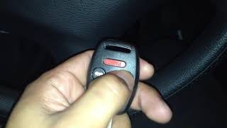 Honda Accord 2007 keyless entry key programing
