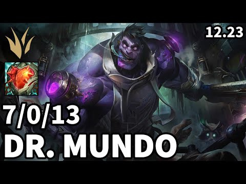 Dr. Mundo Jungle vs Sylas - EUW Grandmaster | Patch 12.23