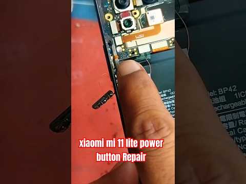 xiaomi mi 11 lite power button Repair #mobiletechnical #mobilephonerepair
