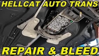 ZF 8HP Transmission DODGE HELLCAT / TRACKHAWK COMPLETE GUIDE FIX, FLUID FILL, & BLEED Procedure